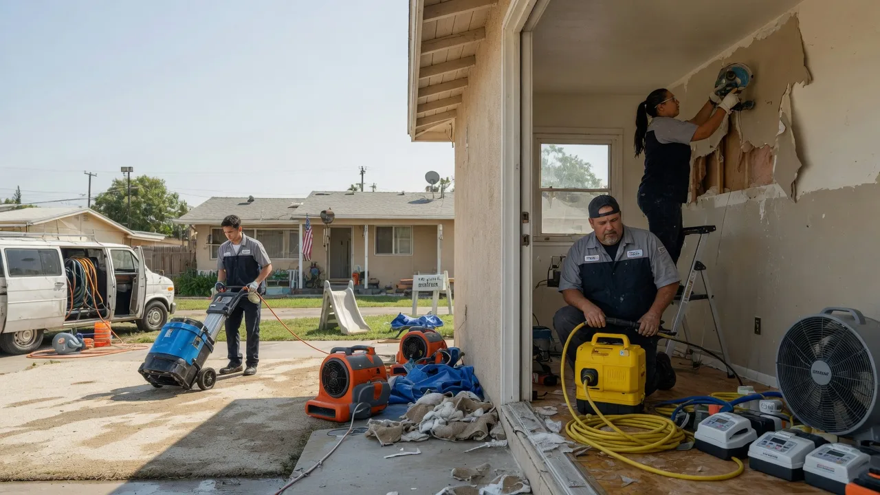 Water Damage Restoration in Meridian, CA near me